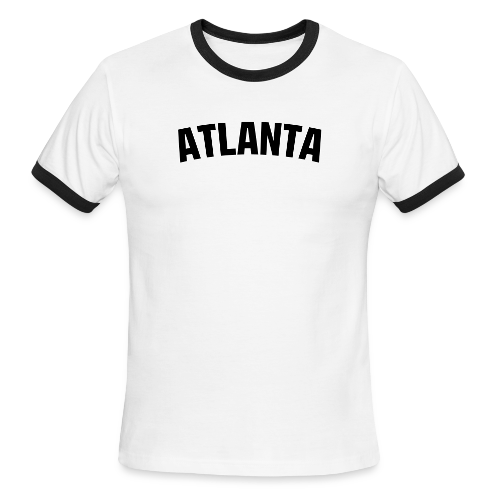 Men's Ringer T-Shirt - white/black