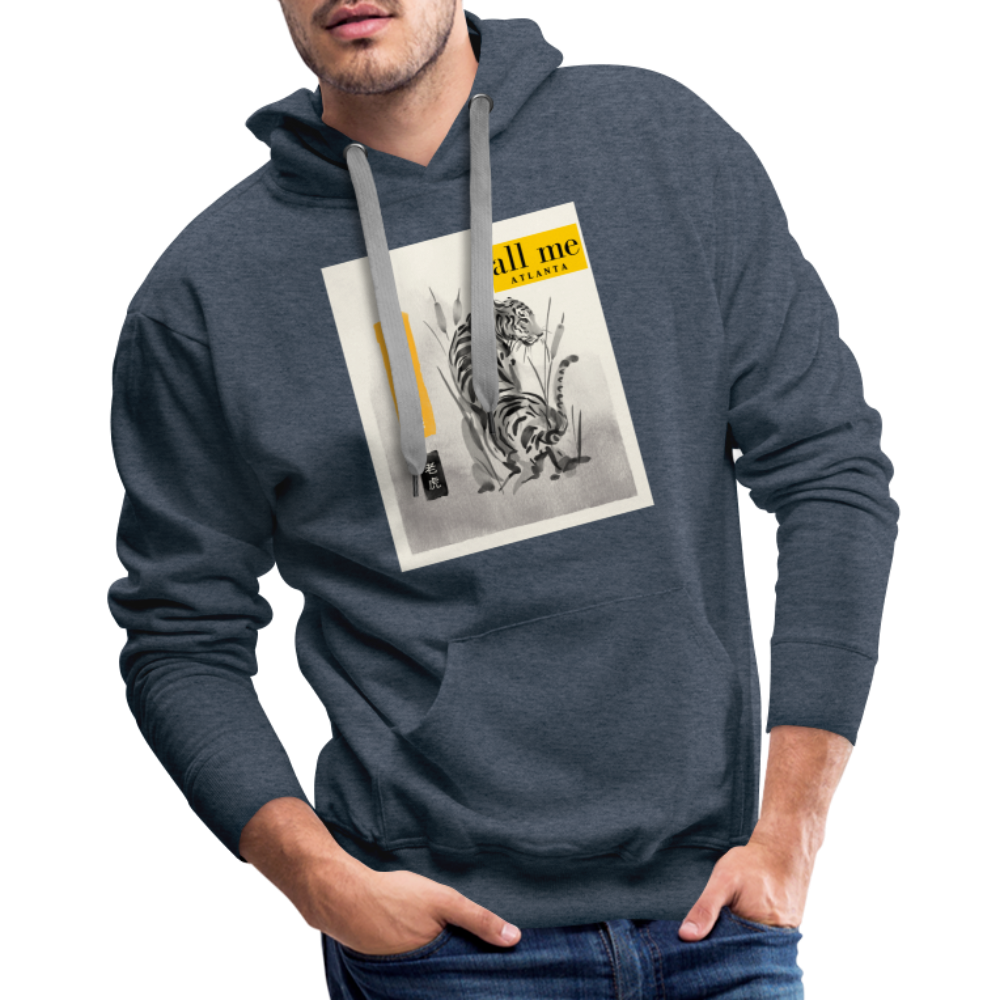 Men’s Premium Hoodie - heather denim