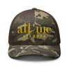 Camouflage trucker hat