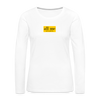 Women's Premium Long Sleeve T-Shirt - white