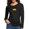 Women's Premium Long Sleeve T-Shirt - black