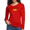 Women's Premium Long Sleeve T-Shirt - red