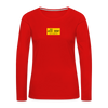 Women's Premium Long Sleeve T-Shirt - red