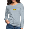 Women's Premium Long Sleeve T-Shirt - heather ice blue