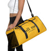 black & gold all me duffle bag