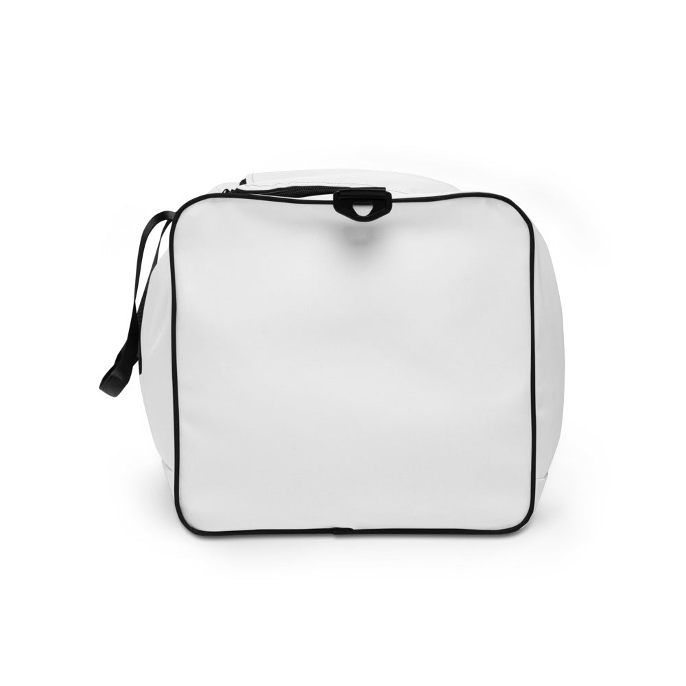 black & white all me duffle bag