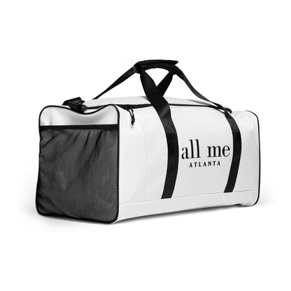 black & white all me duffle bag
